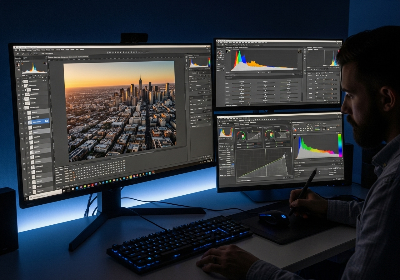 Software profesional de edición y procesamiento avanzado de imágenes